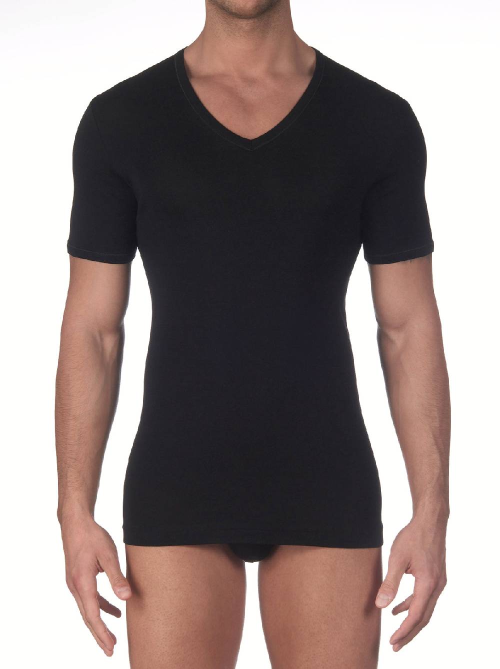 Oscalito T-shirt in cotone con scollo a V 742 Pezzi Unici