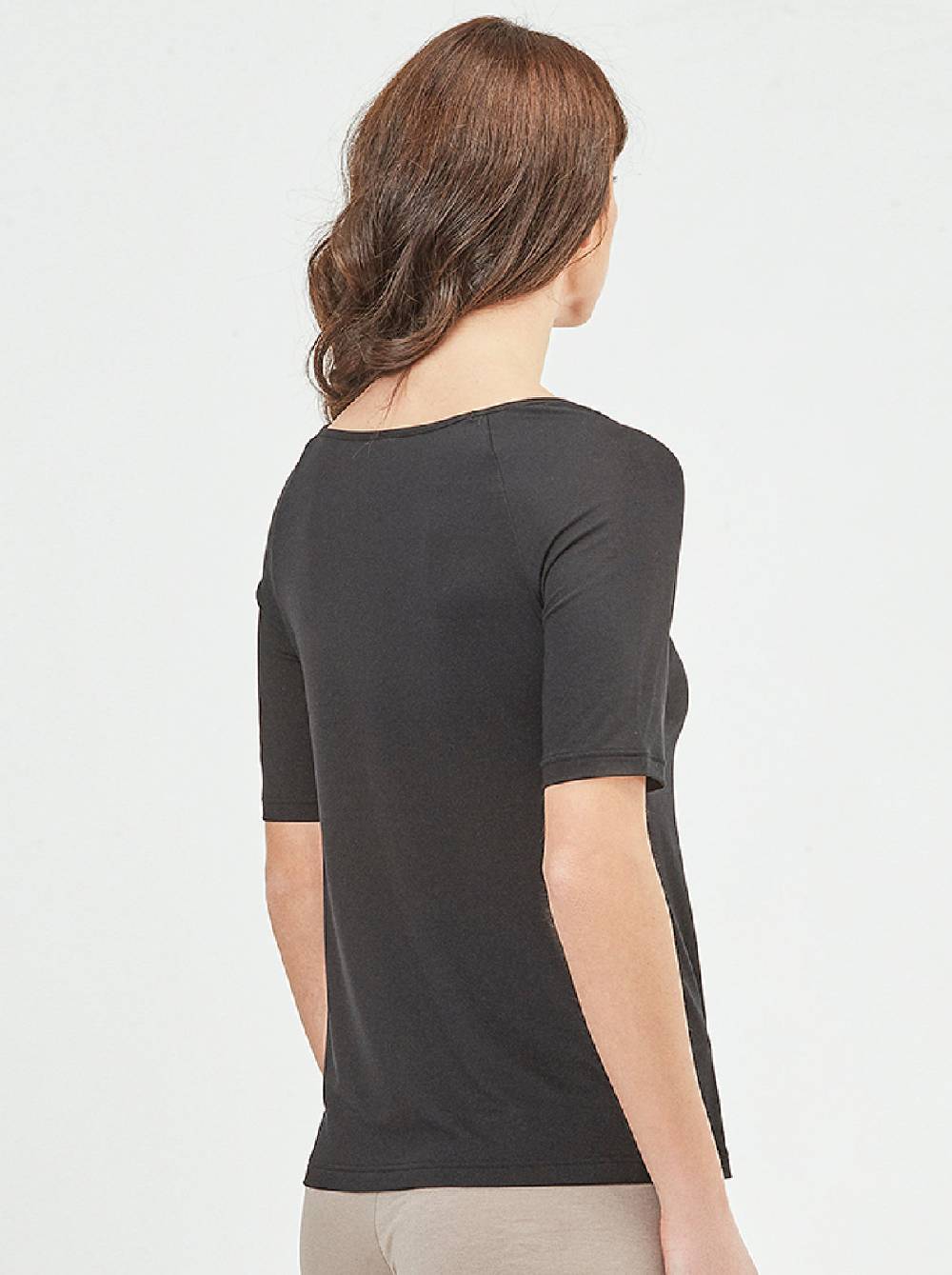 Oscalito T-Shirt in micromodal con Macramè 1371 Presa