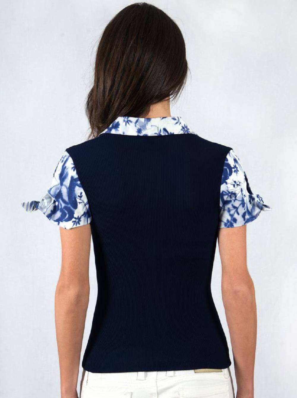 Oscalito Filoscozia® Polo con Dettagli Stampati 4572 In Vendita