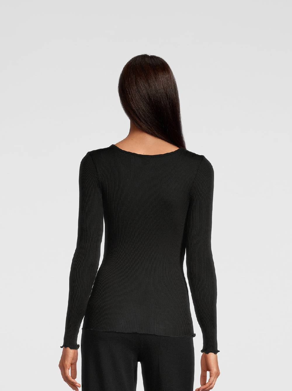 Oscalito Camicia a maniche lunghe in organza di seta 9515 Italia