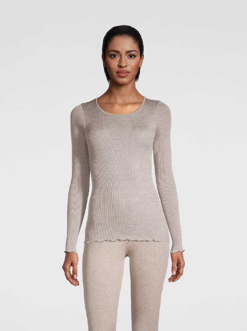 Oscalito Camicia a maniche lunghe in organza di seta 9515 Italia