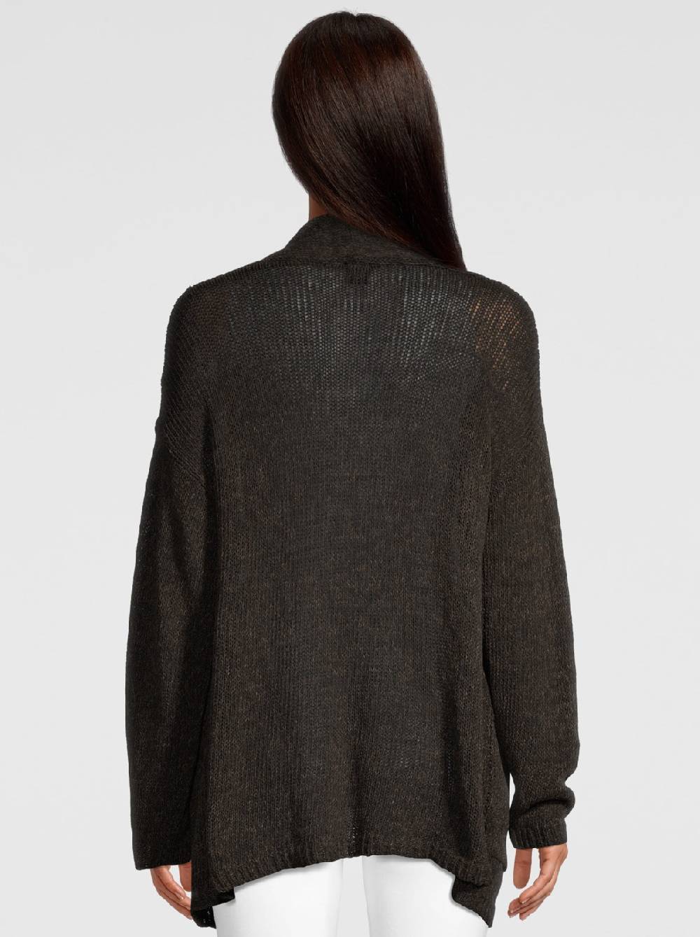 Oscalito Cardigan a Maniche Lunghe in Cotone Bouclé 5748 In Linea