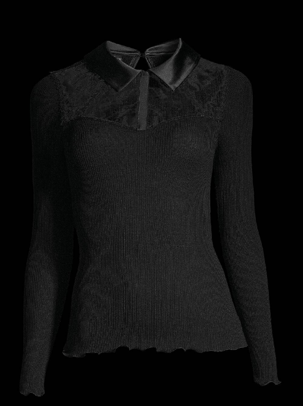 Oscalito Camicia maniche lunghe con pizzo Leavers 6466 Negozi Online