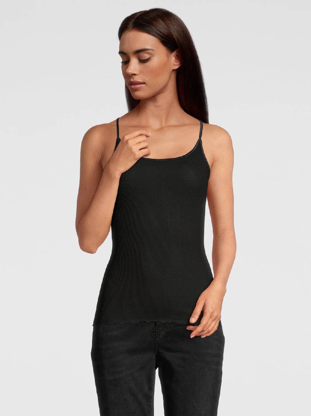 Oscalito Filoscozia® Top con Bordo in Raso 3109 Online