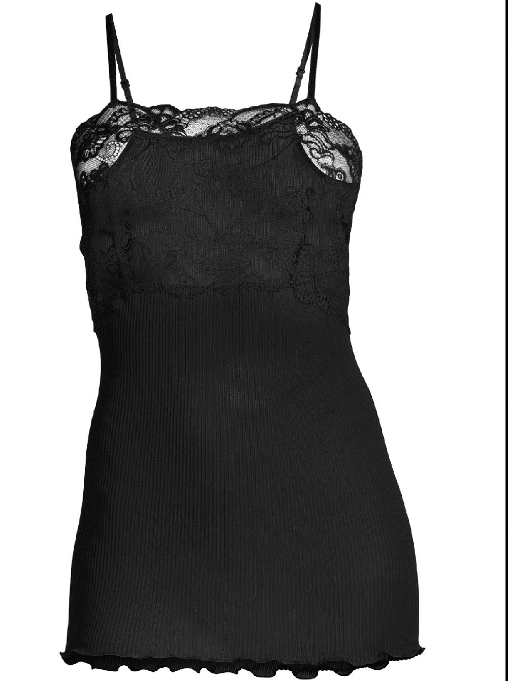 Oscalito Canotta in Pura Seta con Pizzo Leavers 9460 Offerte