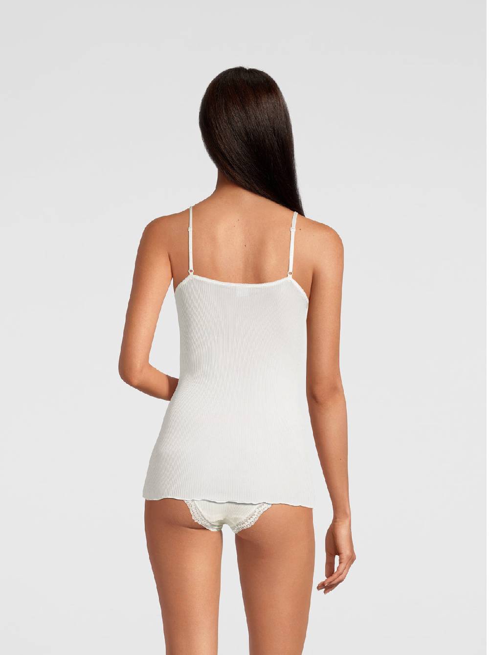 Oscalito Canotta in Pura Seta con Reggiseno 9462 Vendita Calda
