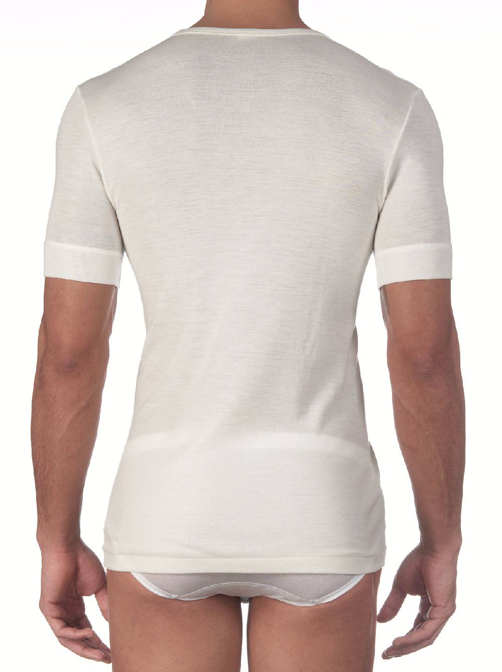 Oscalito T-shirt girocollo in lana merino 637 Pezzi Unici