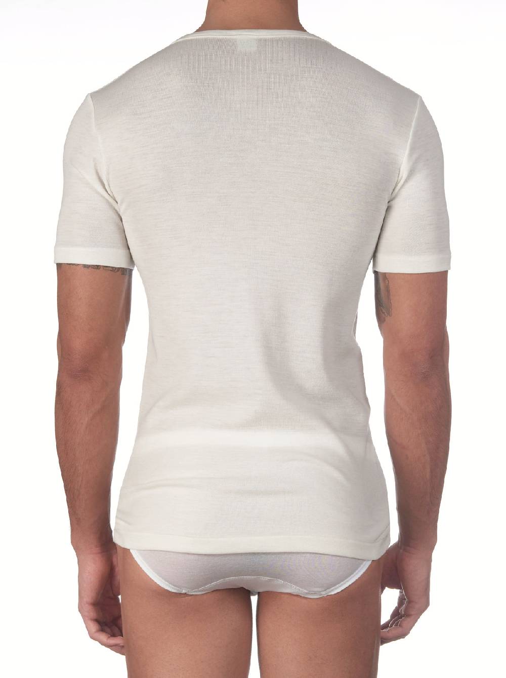Oscalito T-shirt con scollo a V in lana merino 636 Soddisfazione Garantita