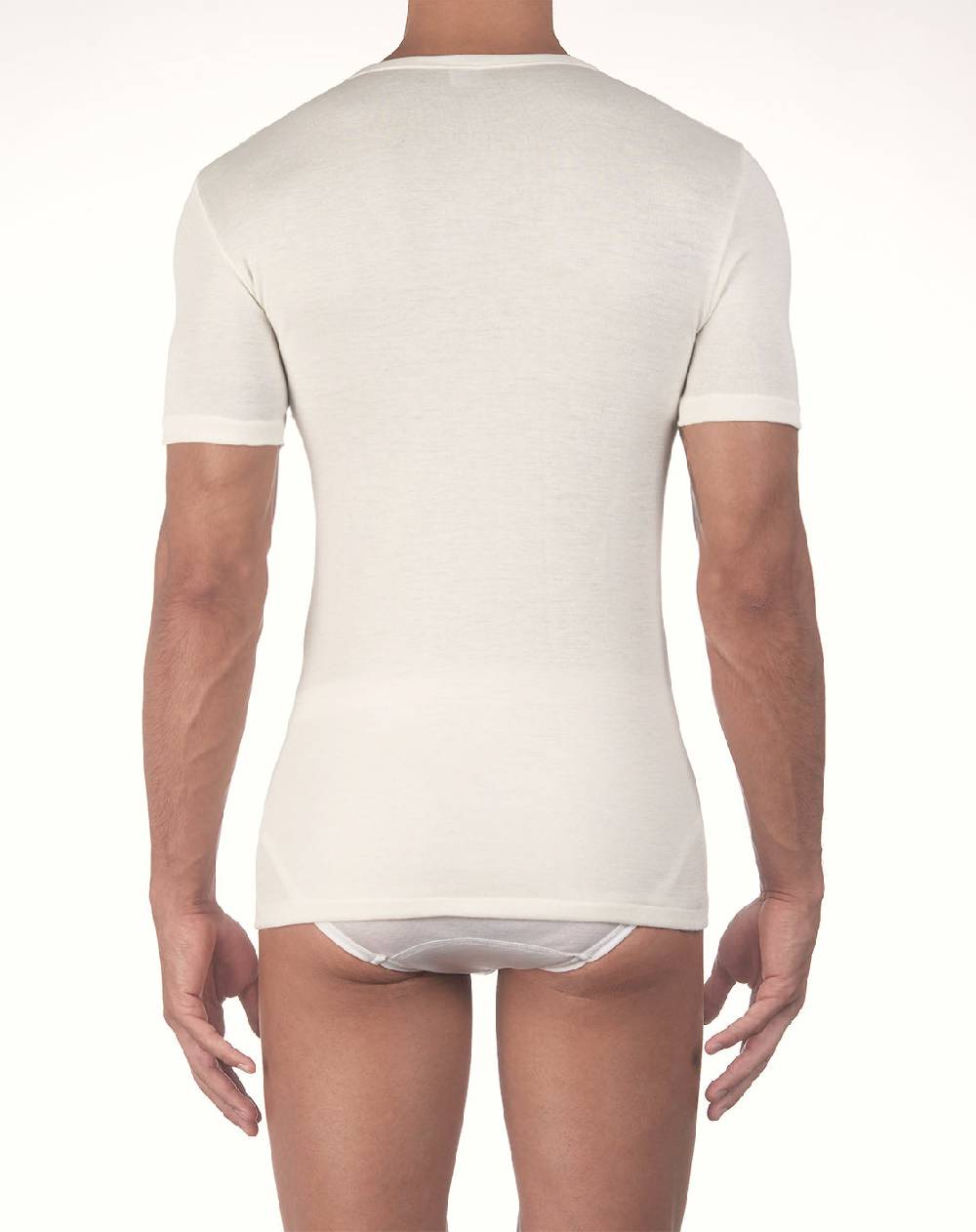 Oscalito T-shirt Cotone sulla pelle e Lana all'esterno 339 Sconto