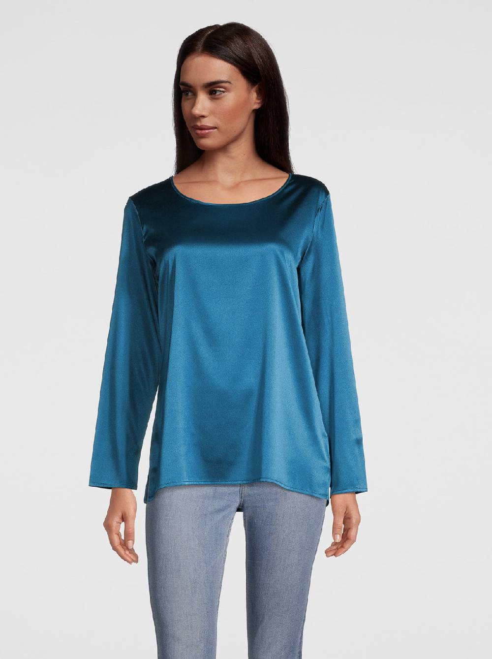 Oscalito Camicia maniche lunghe in Seta Stretch 10309 Online