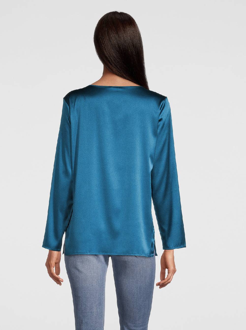 Oscalito Camicia maniche lunghe in Seta Stretch 10309 Online