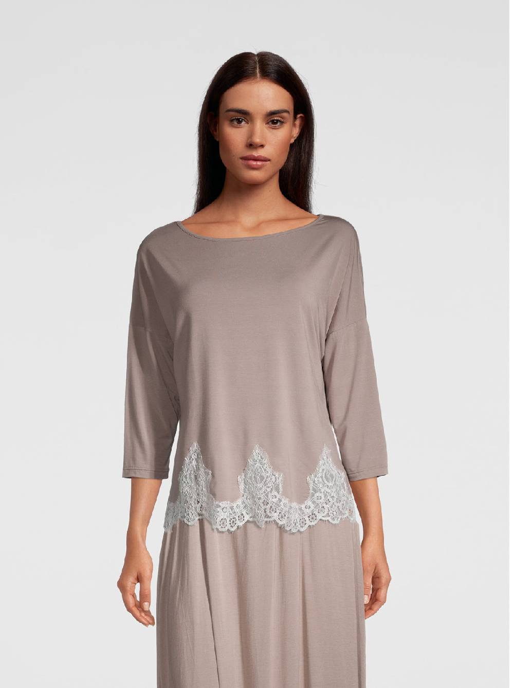 Oscalito Upcycling Maglia maniche lunghe in Micromodal 1393 Vendite Flash