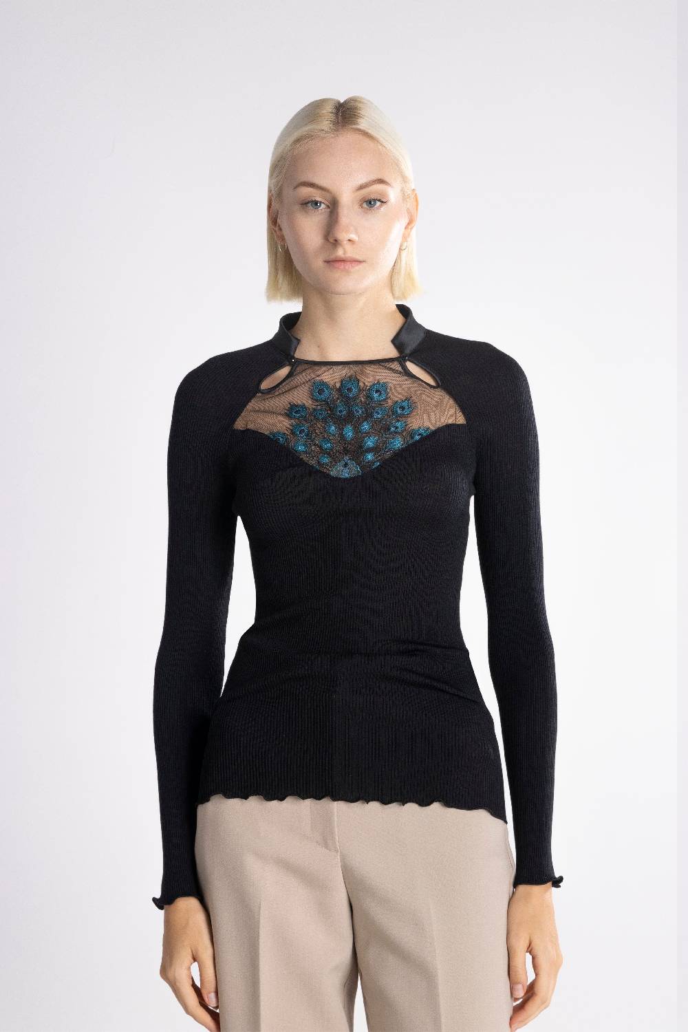 Oscalito Maglia a maniche lunghe Donna70% Lana , 30% Seta 6871 Affare Del Giorno