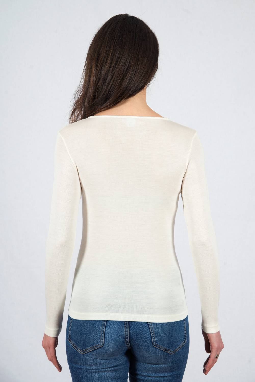 Oscalito Camicia a maniche lunghe lana e seta 3476 Presa