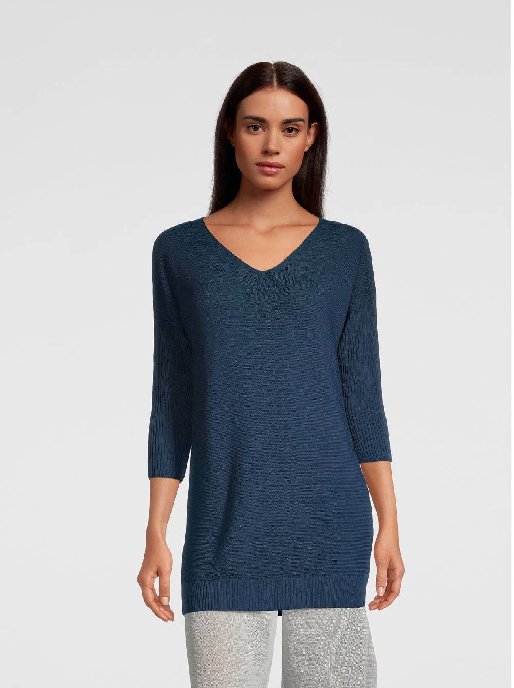 Oscalito Maglia maxi manica lunga in maglia tricot 6598 In Vendita