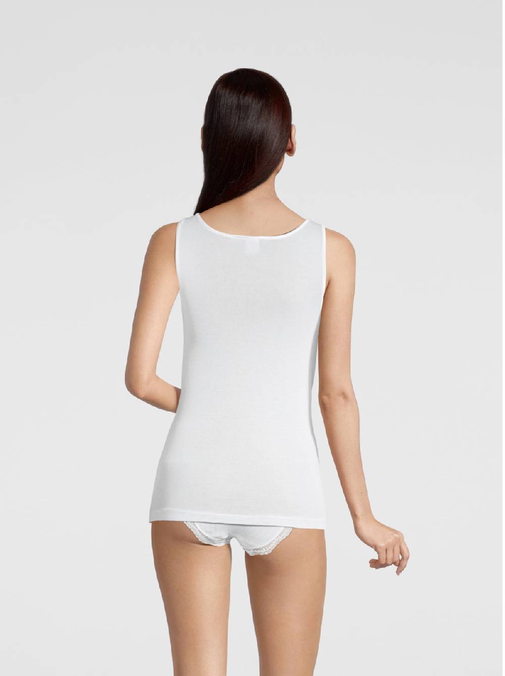 Oscalito Canotta Filoscozia® con pizzo leavers 314 Vendita Calda