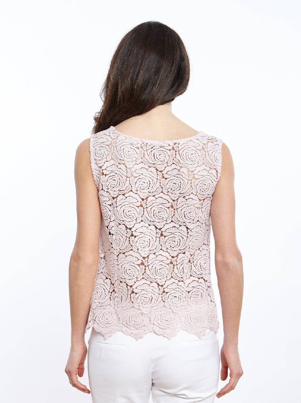 Oscalito Top con Macramè Cotone 4840 Italy