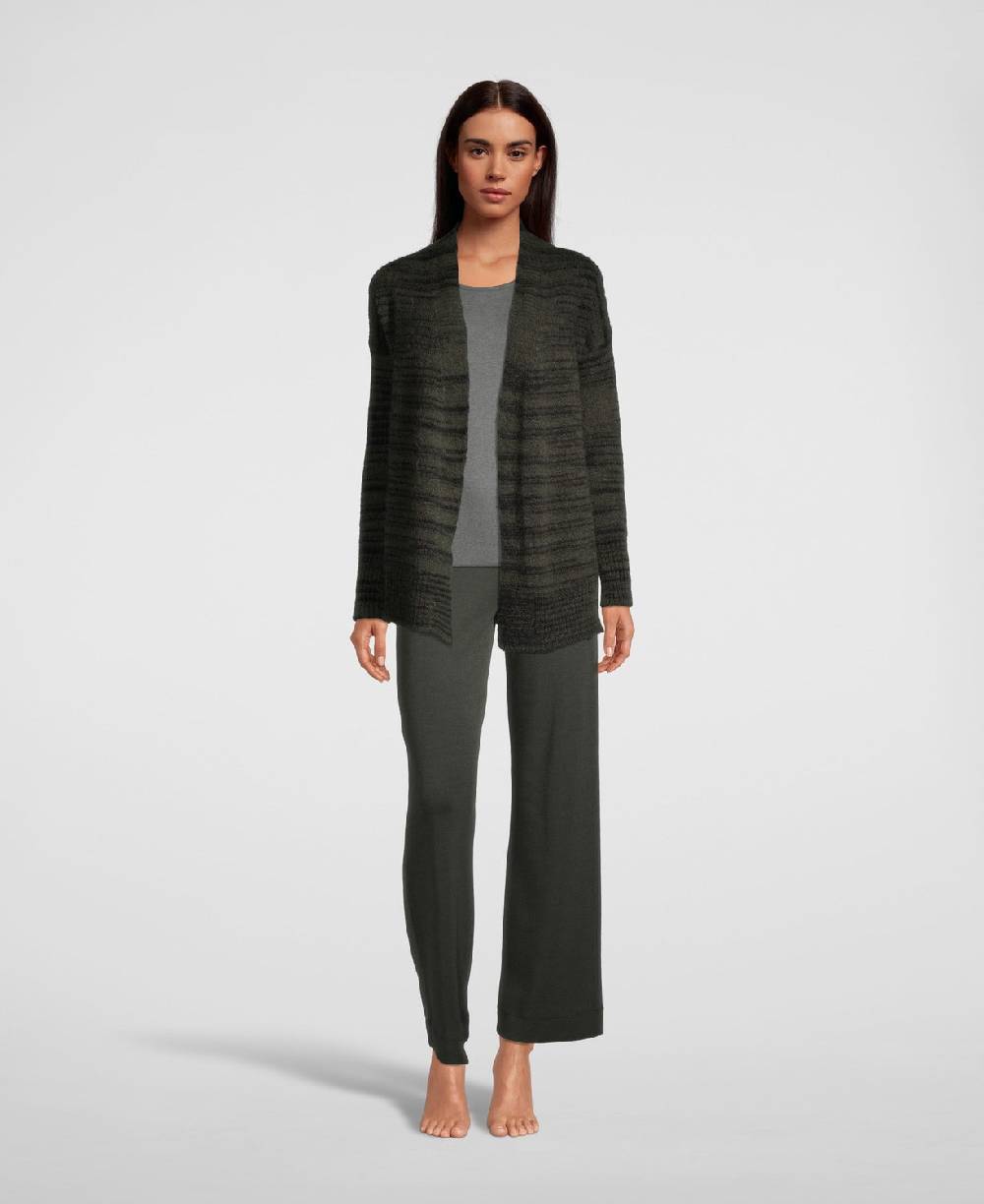 Oscalito Cardigan donna maniche lunghe aperto davanti 6712 Acquista Ora