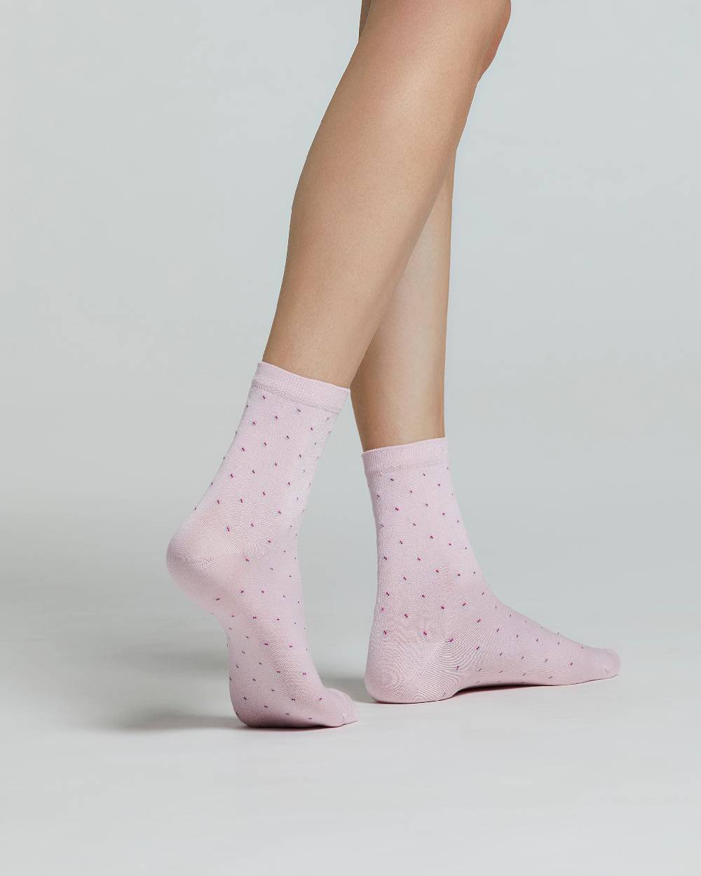 Pompea CALZA COTONE IBISCO CON MICRO DISEGNI Offerte