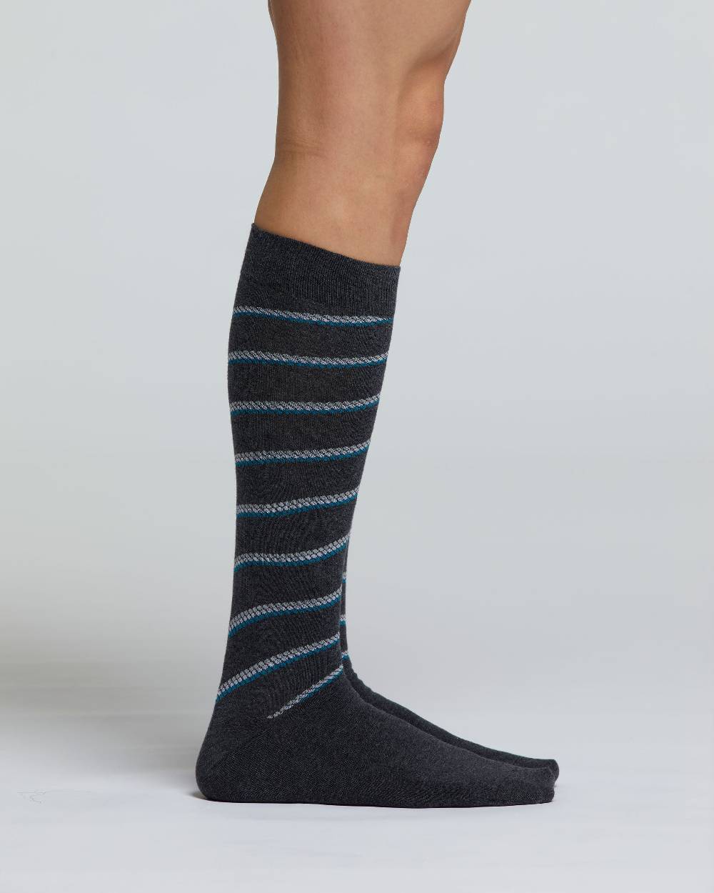 Pompea CALZA LUNGA COTONE CIPRESSO MOTIVO RIGHE DI POIS Shopping Online