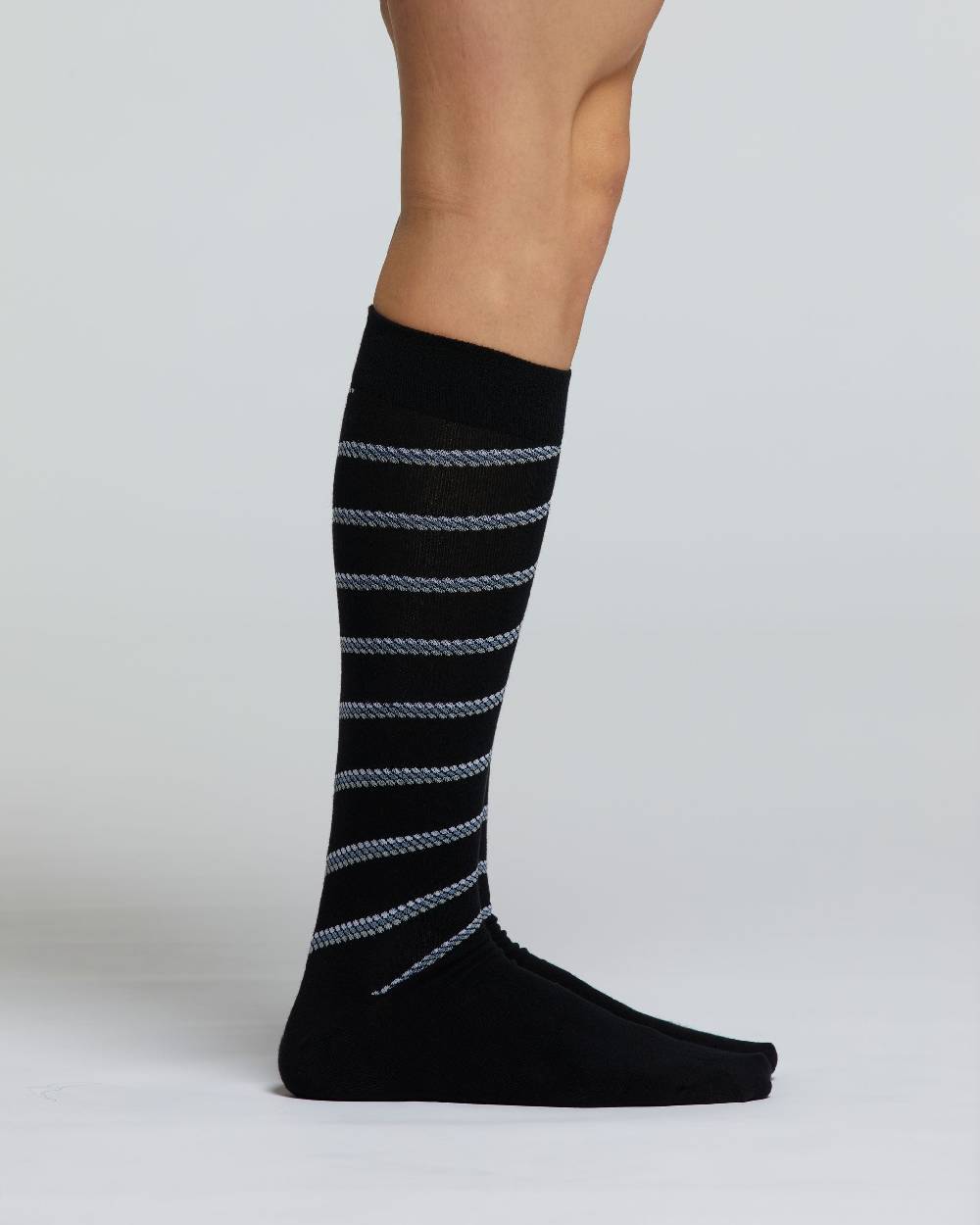 Pompea CALZA LUNGA COTONE CIPRESSO MOTIVO RIGHE DI POIS Prezzo Ridotto