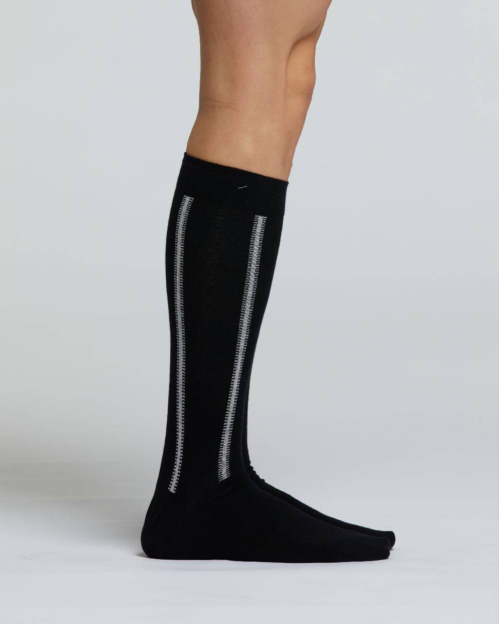 Pompea CALZA LUNGA COTONE OLMO MOTIVO RIGHE VERTICALI Flash Sale