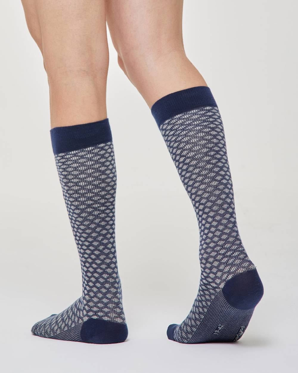 Pompea Calza lunga Duccio cotone motivo cravatteria Offerta Anniversario