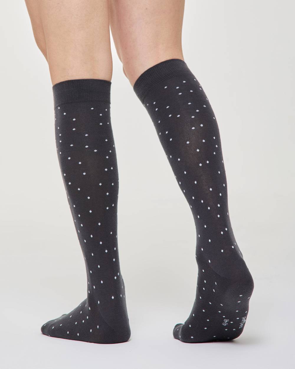 Pompea Calza lunga Ermanno cotone micro pois Offerte esclusive