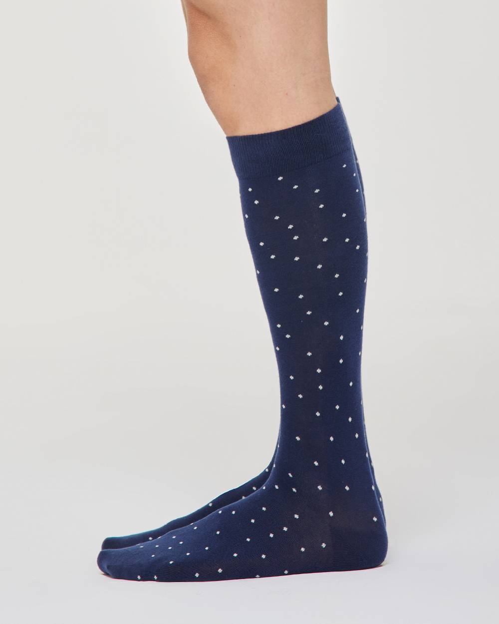 Pompea Calza lunga Ermanno cotone micro pois Lightning offer