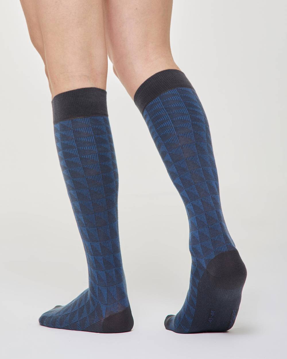Pompea Calza lunga Furio cotone motivo geometrico Sconti VIP