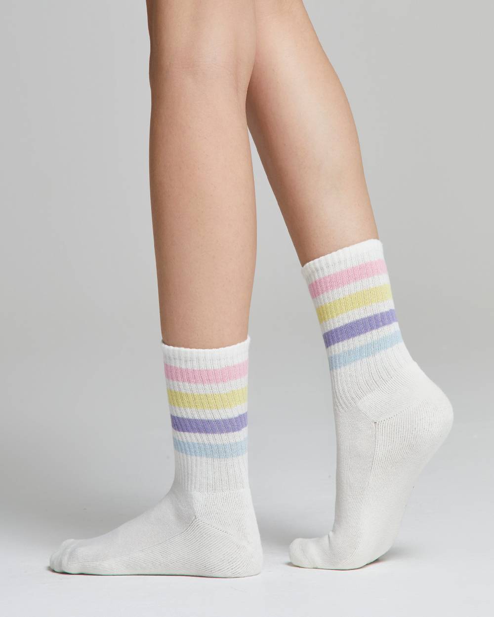 Pompea Calza tennis Chiara con righe multi-color Solo un giorno rimasto