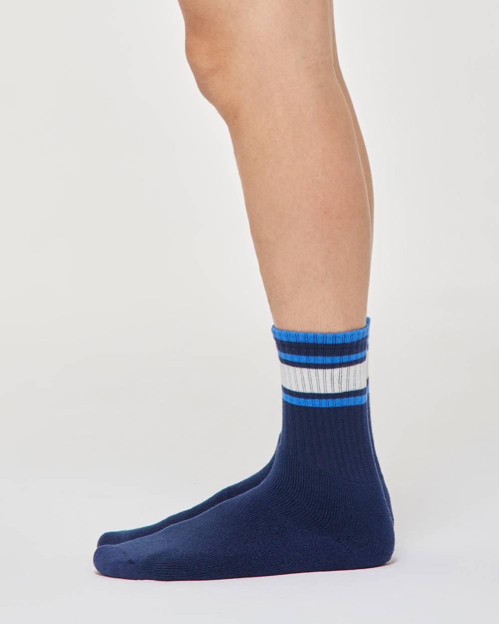 Pompea Calza tennis Yuri cotone a righe Duty-free