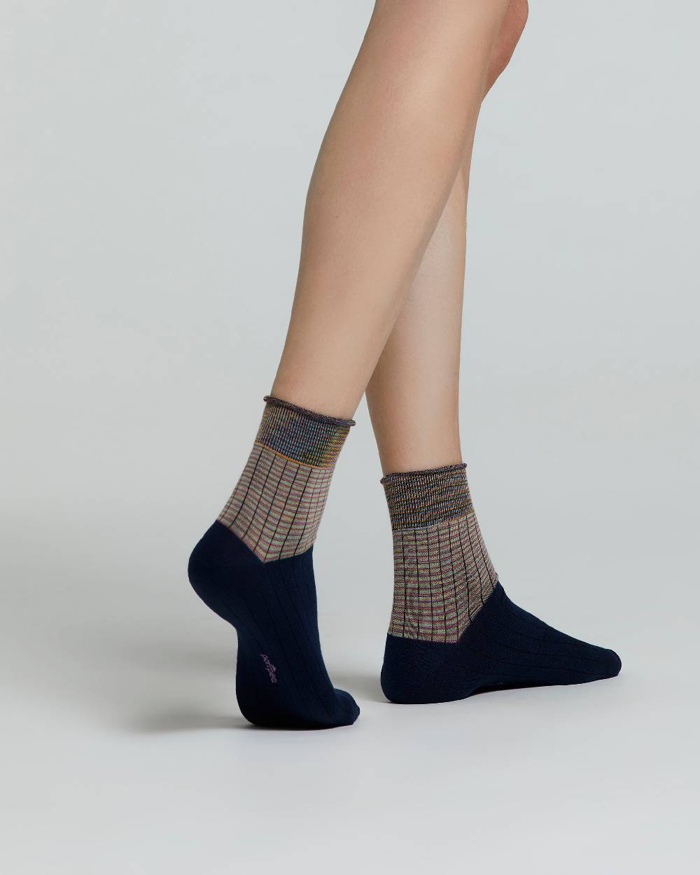 Pompea CALZINO COTONE MUGHETTO MULTICOLOR Offerte