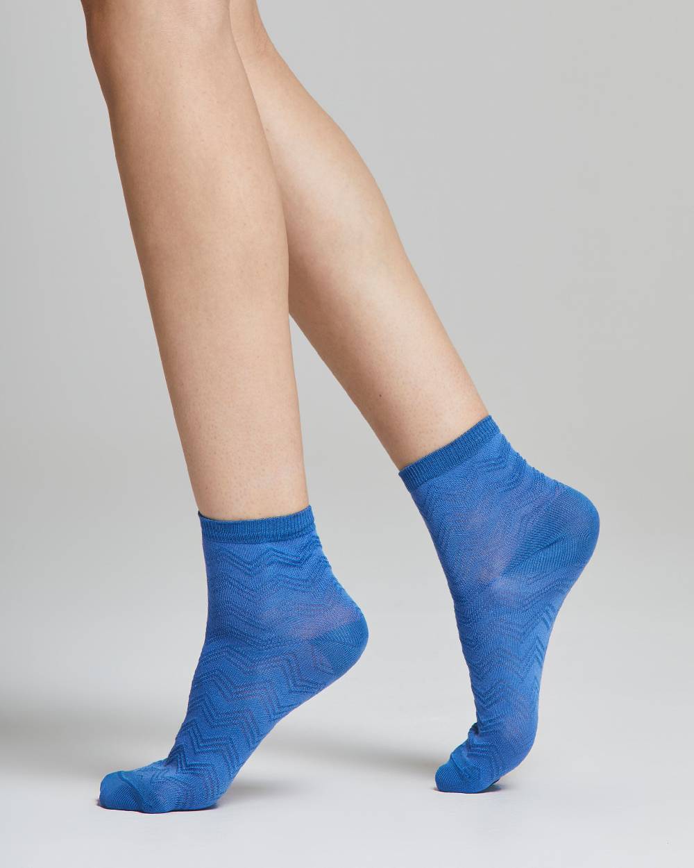 Pompea Calzino Nina cotone con motivo chevron Offerta temporanea