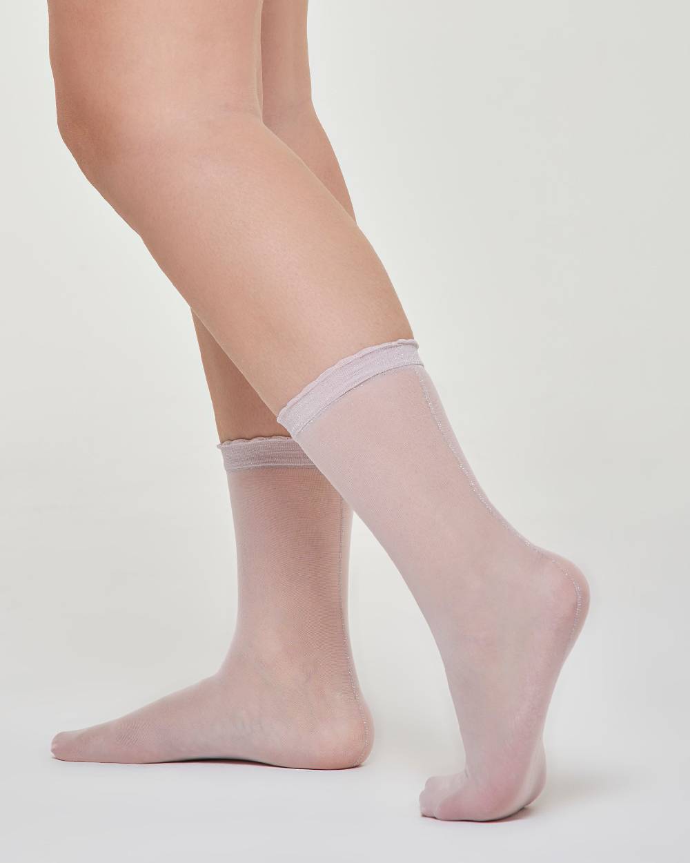 Pompea Calzino velato Alina con bordo a cappettine Fino al 60% di sconto