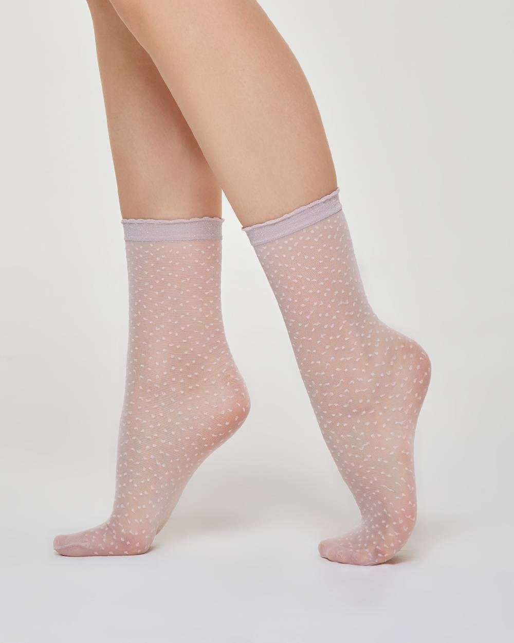 Pompea Calzino velato Martina micro pois Italia