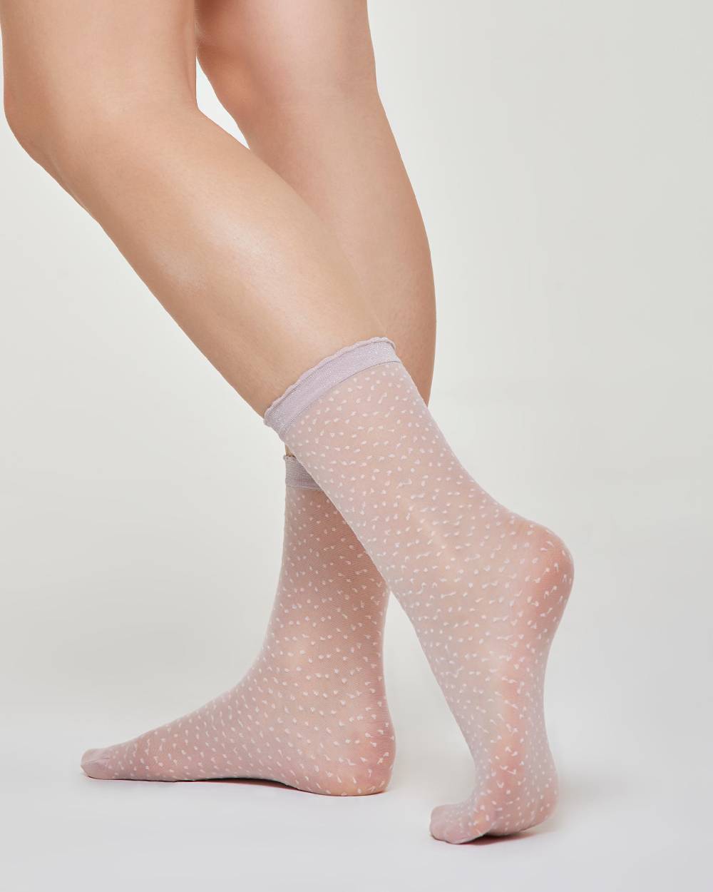 Pompea Calzino velato Martina micro pois Italia
