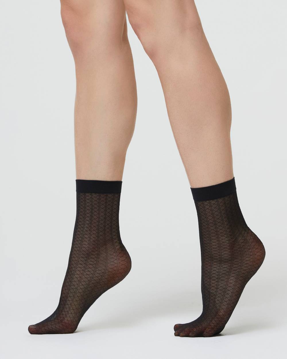 Pompea CALZINO VELATO NATALIE CON MICRO MOTIVI ROMBI Vendita