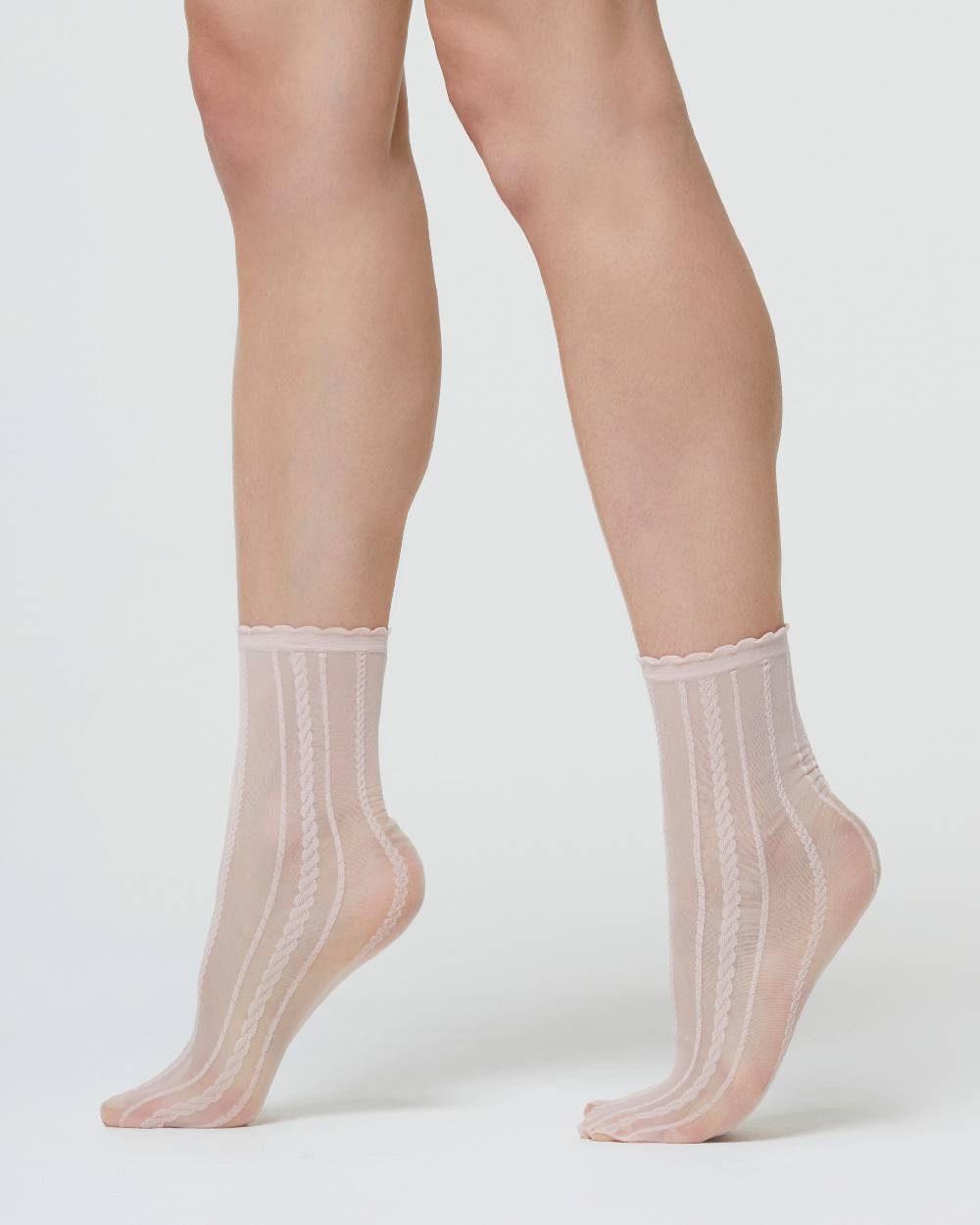 Pompea CALZINO VELATO SUSAN CON EFFETTO TRICOT