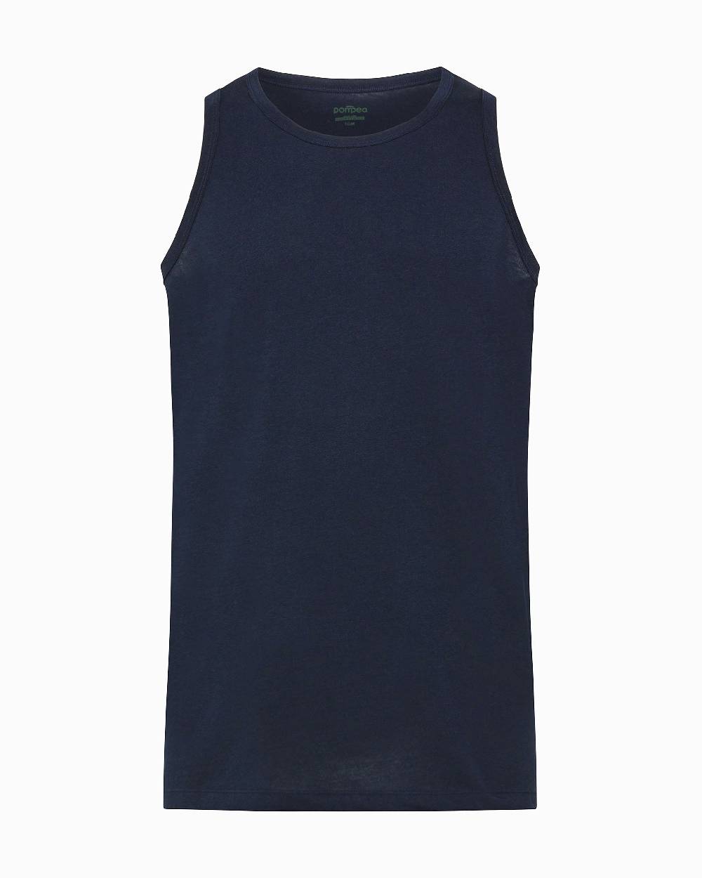 Pompea Canotta a spalla grande in cotone organico Cotton Planet vestibilità comfort Vendita Economica