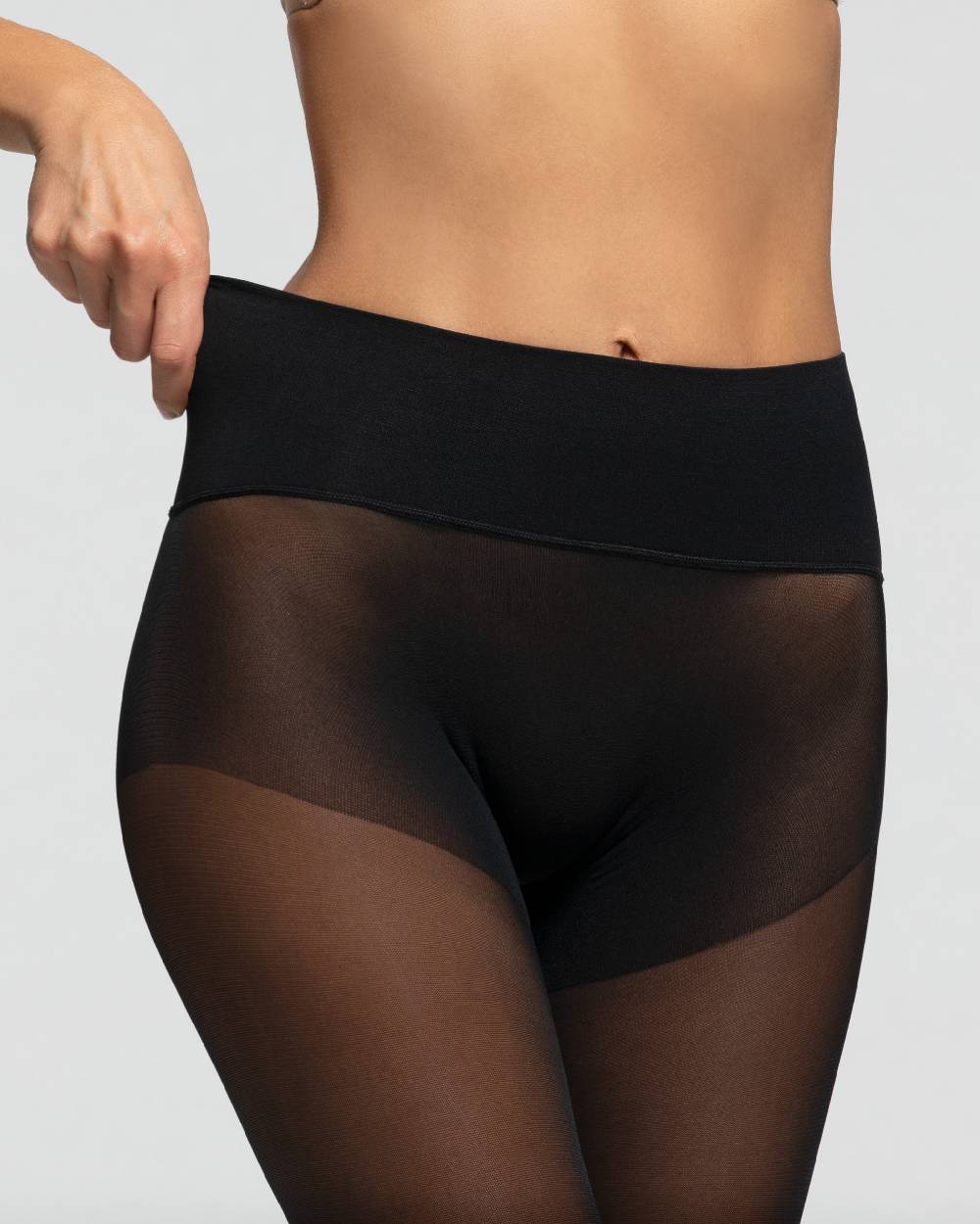 Pompea Collant 40 Denari Velato Senza Cuciture Vendita Calda