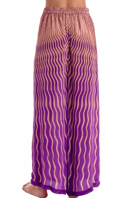 Pin Up Stars PANTALONE PALAZZO STAMPA TIGER SUN Soddisfazione Garantita