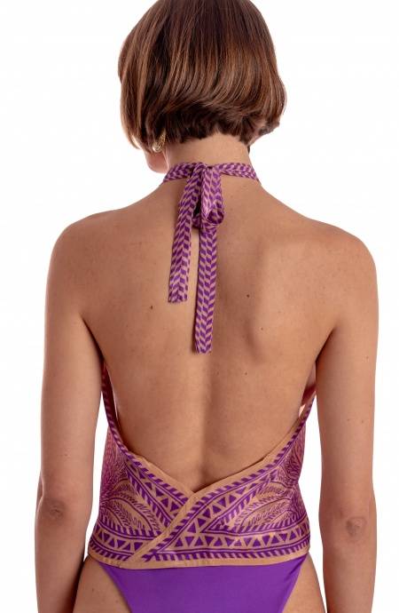 Pin Up Stars TOP FOULARD STAMPA TIGER SUN Qualità Garantita