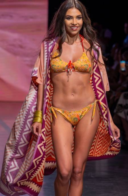 Pin Up Stars KIMONO LUNGO STAMPA BEAUTIFUL TREE Negozi Online