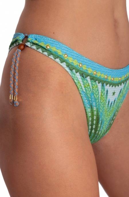 Pin Up Stars BIKINI FASCIA IMBOTTITA CON BORCHIE STAMPA WINGS Promozione Limitata