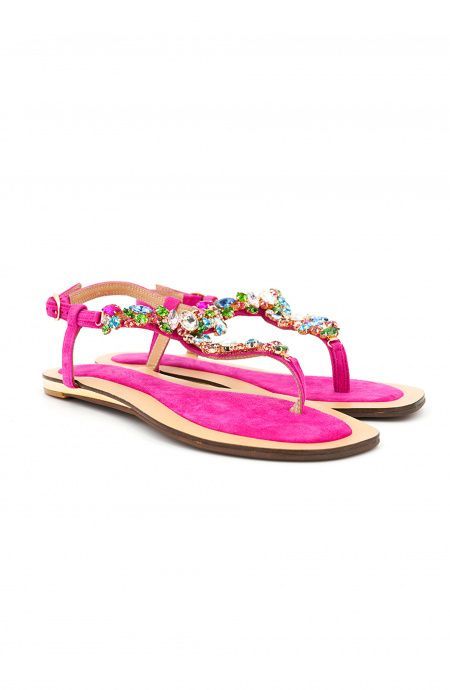 Pin Up Stars Infradito Pietre Multicolor