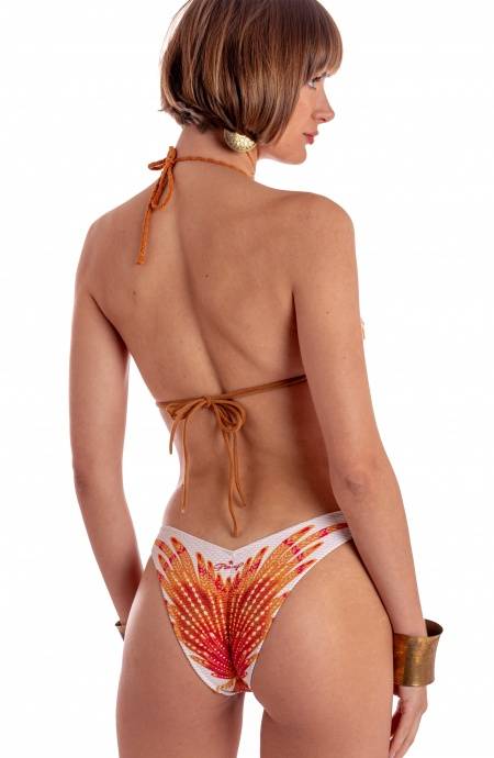 Pin Up Stars BIKINI TRIANGOLO IMBOTTITO CON BORCHIE STAMPA WINGS 2025