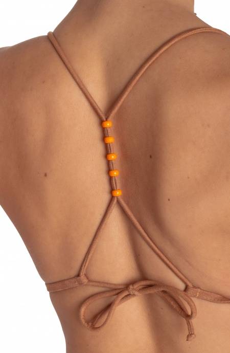 Pin Up Stars BIKINI TRIANGOLO IMBOTTITO RICAMO PALME Soddisfazione Garantita