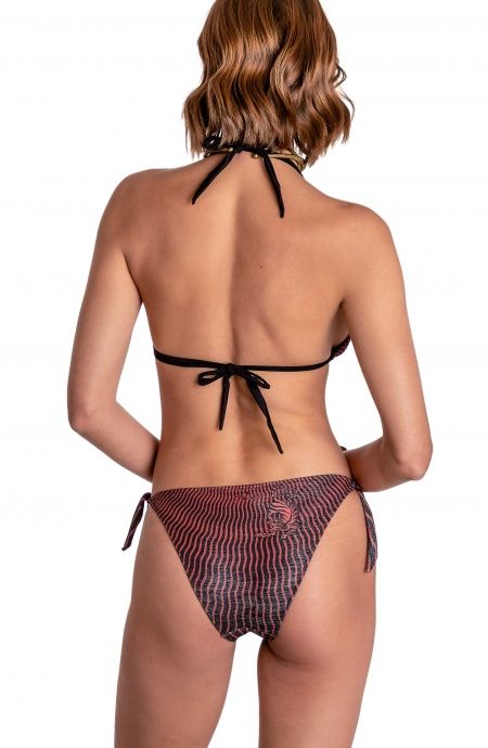 Pin Up Stars BIKINI TRIANGOLO IMBOTTITO LUREX STAMPA TIGER SUN Shopping Online