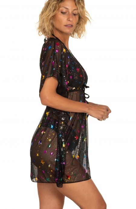 Pin Up Stars Abito Poncho Tulle Stella Capricciosa Qualità Garantita